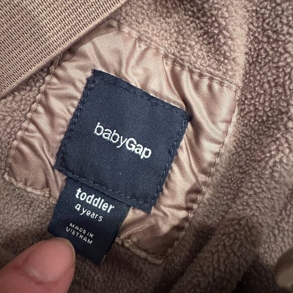 GAP TAN GIRLS SNOW BIB OVERALLS TODDLER 4 YEARS - Picture 5 of 6